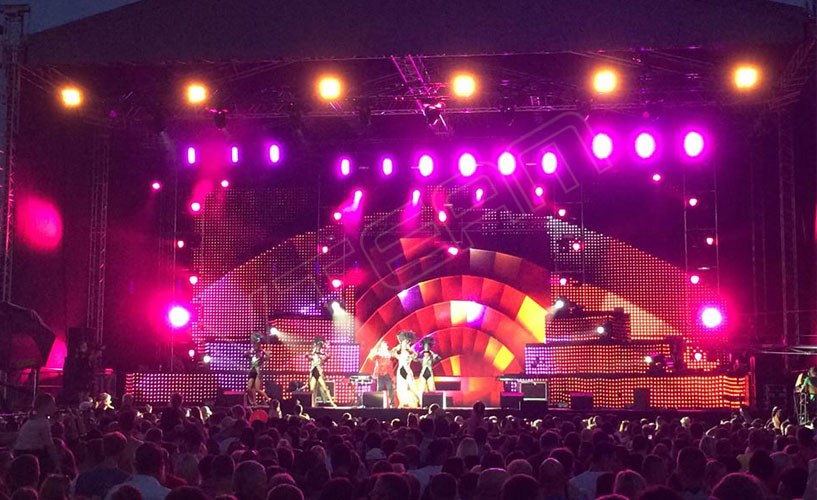 立陶宛系舞臺背景LED顯示屏 MJ4打造