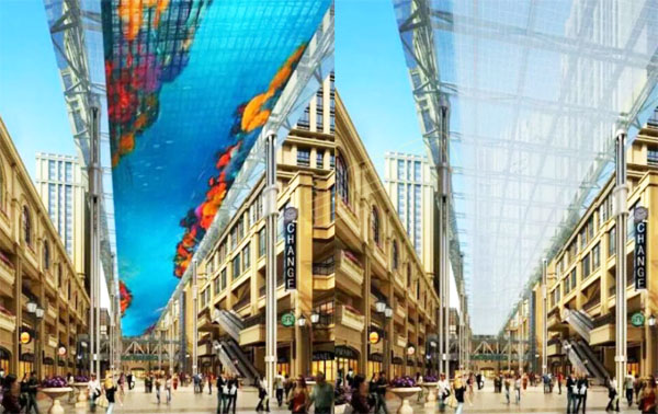 威特姆光電透明LED天幕屏