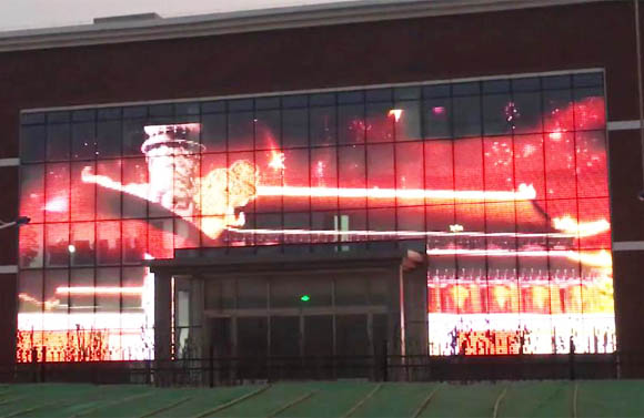 威特姆光電玻璃LED幕墻屏