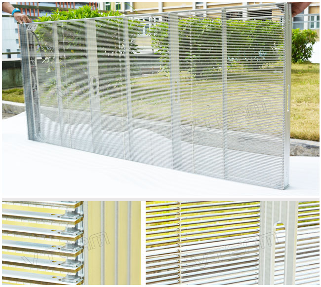 LED透明屏是全透明的嗎？