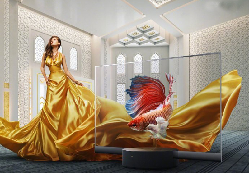 黑科技燃爆，原來透明屏也能做成電視機