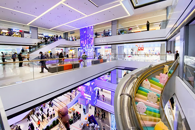 銀川建發(fā)現(xiàn)代城LED透明顯示屏項(xiàng)目